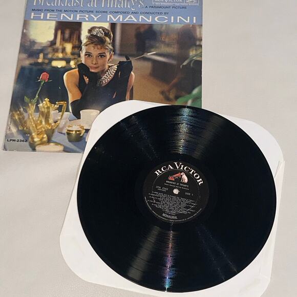 Breakfast at Tiffany's Original Soundtrack Vinyl Record - Picture 2 of 6